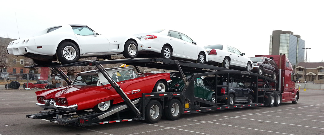 Fully Loaded auto transporter